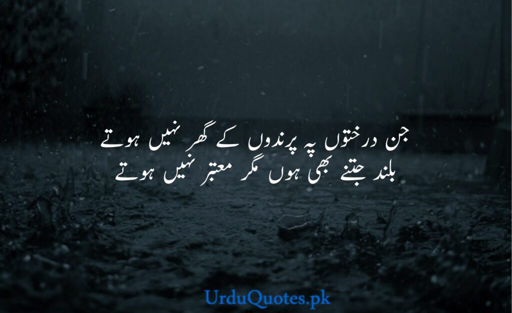 Deep sad poetry in Urdu