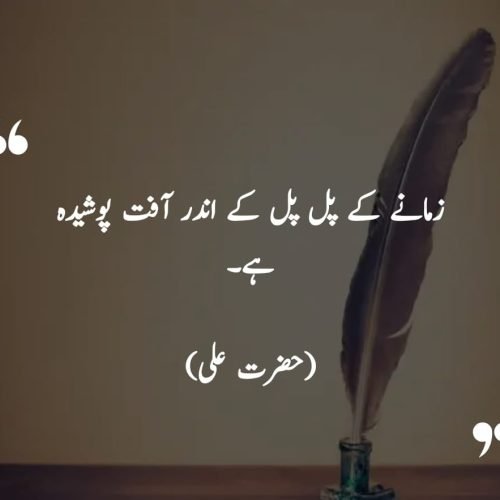 Hazrat Ali Quotes In Urdu (1)