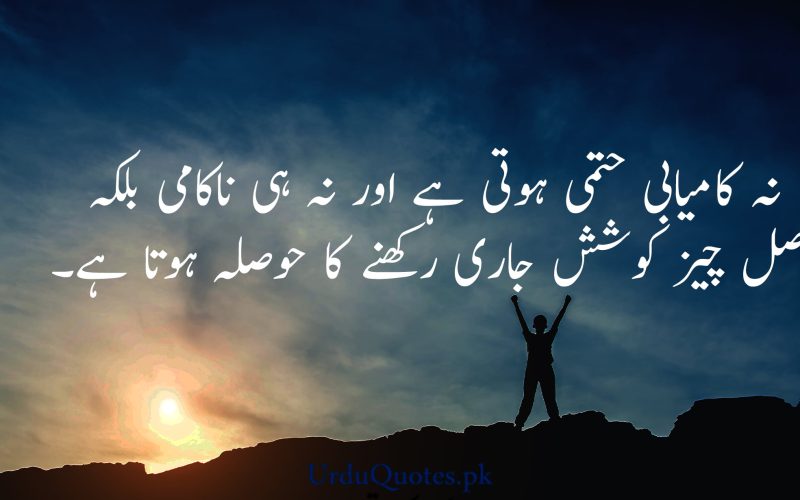 Top 30 Success Quotes in Urdu
